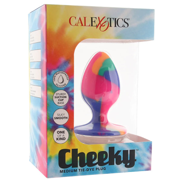 Calexotics Cheeky Silicone Tie-Dye Butt Plug