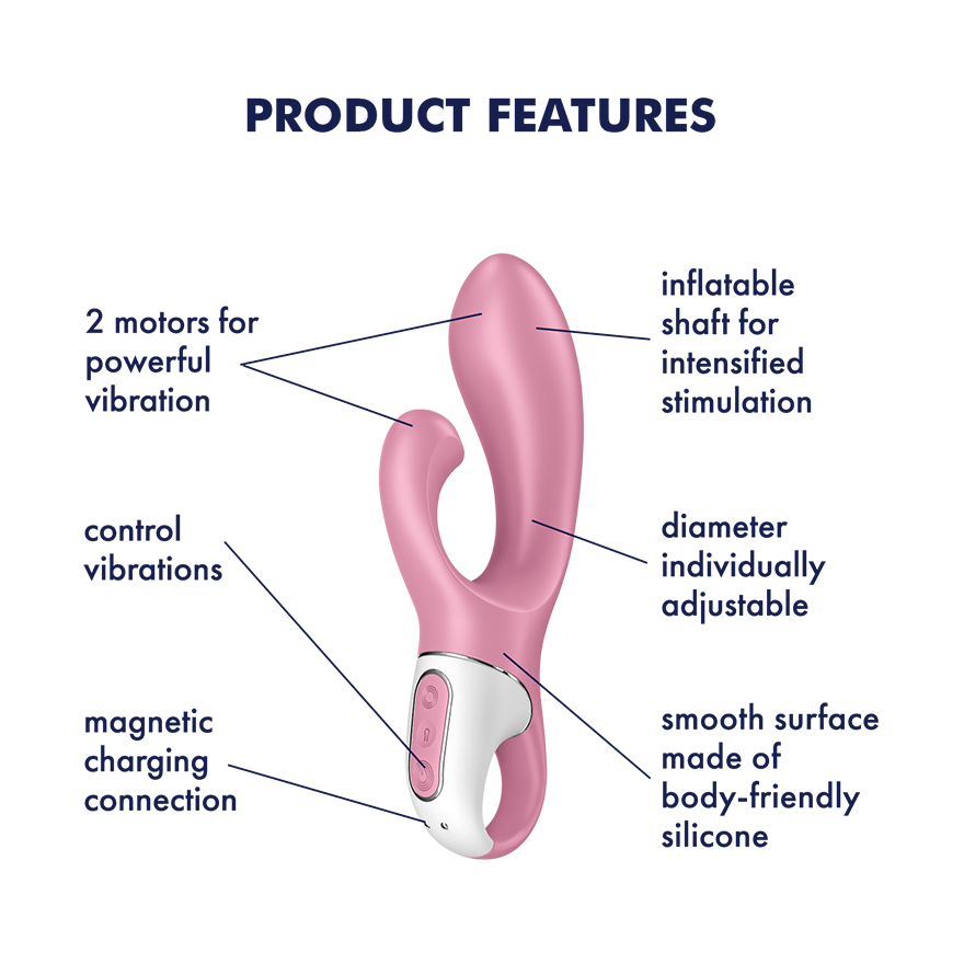 Satisfyer Air Pump Bunny 2 Inflatable Vibrator