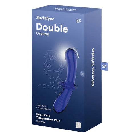 Satisfyer Double Crystal Glass Dildo