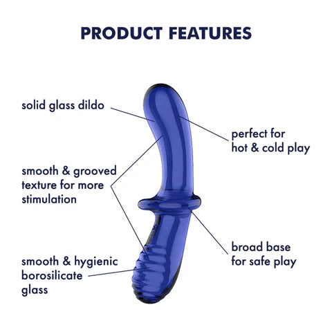 Satisfyer Double Crystal Glass Dildo