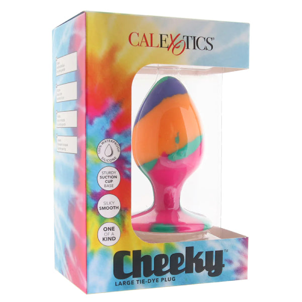 Calexotics Cheeky Silicone Tie-Dye Butt Plug