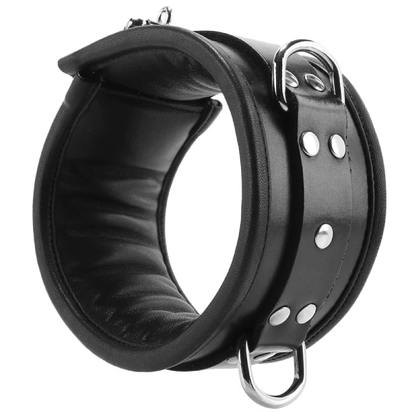 Rouge Padded Leather Collar