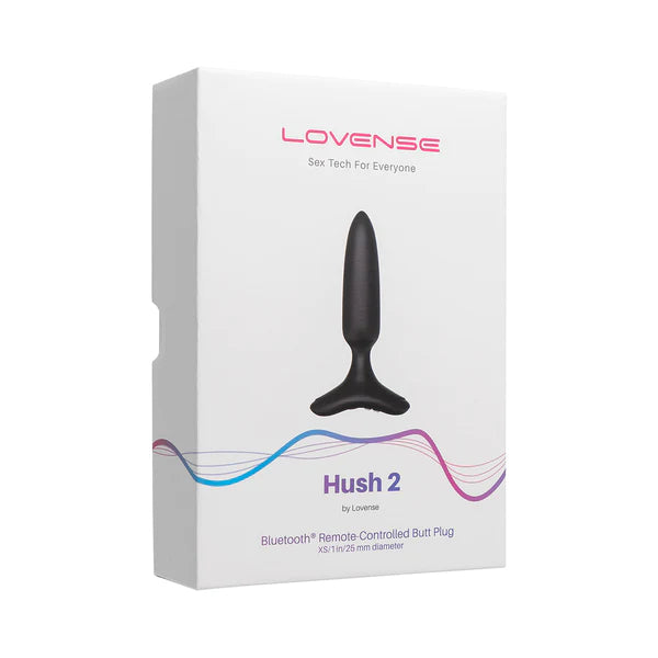 Lovense Hush 2 Bluetooth 1" Vibrating Butt Plug