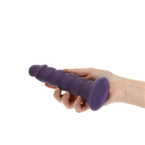 Addiction Fantasy Unicorn Ribbed Silicone Dildo